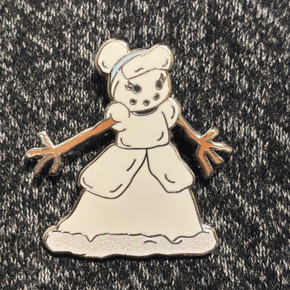2020 Disney Parks Snowman Mystery Pin - Cinderella - Happy Holidays Set